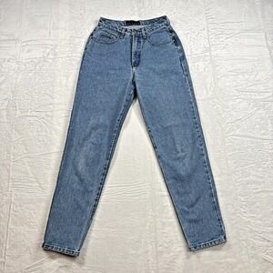 NY Line Jeans Womens 26‎ Blue High Waisted Straight Leg Vintage 90s Made in USA